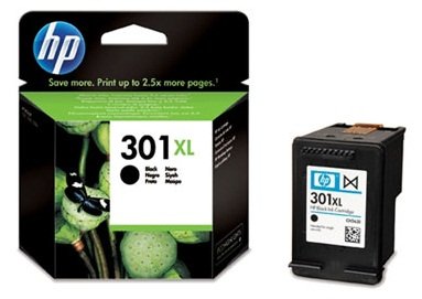 HP 301XL černá inkoustová kazeta, CH563EE - obrázek produktu