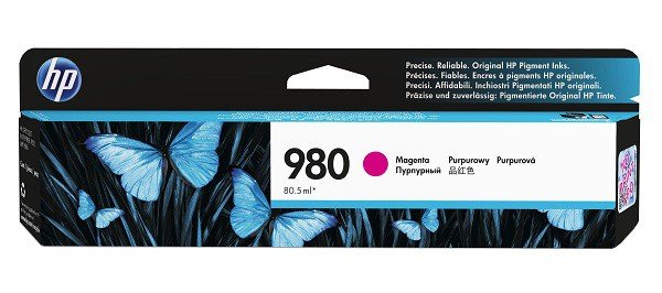 HP 980 purpurová inkoustová kazeta, D8J08A - obrázek produktu