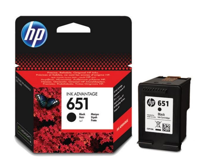 HP 651 černá ink kazeta, C2P10AE - obrázek produktu