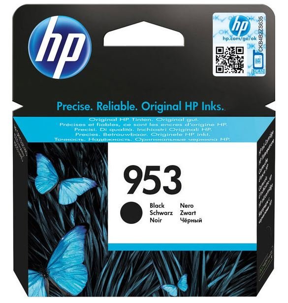 HP 953 černá inkoustová kazeta, L0S58AE - obrázek produktu