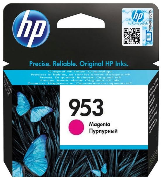 HP 953 purpurová inkoustová kazeta, F6U13AE - obrázek produktu