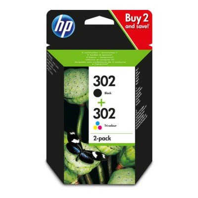 HP 302 cartridge - CMYK - obrázek produktu
