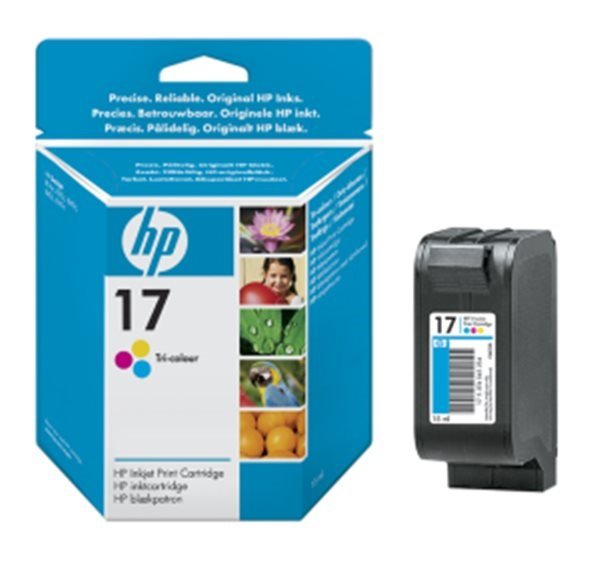 HP no. 17 - 3barevná ink. kazeta, C6625A - obrázek produktu