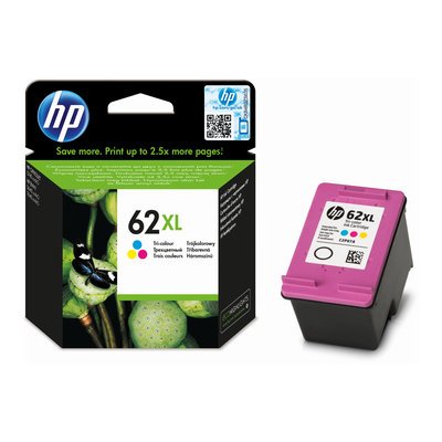 HP 62XL tříbarevná inkoustová náplň (C2P07AE) - obrázek produktu