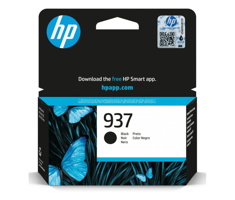 HP 937 ink. náplň černá, 4S6W5NE - obrázek produktu