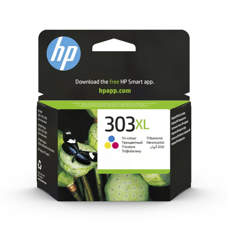 HP 303 tříbarevná inkoustová náplň,T6N03AE - obrázek produktu