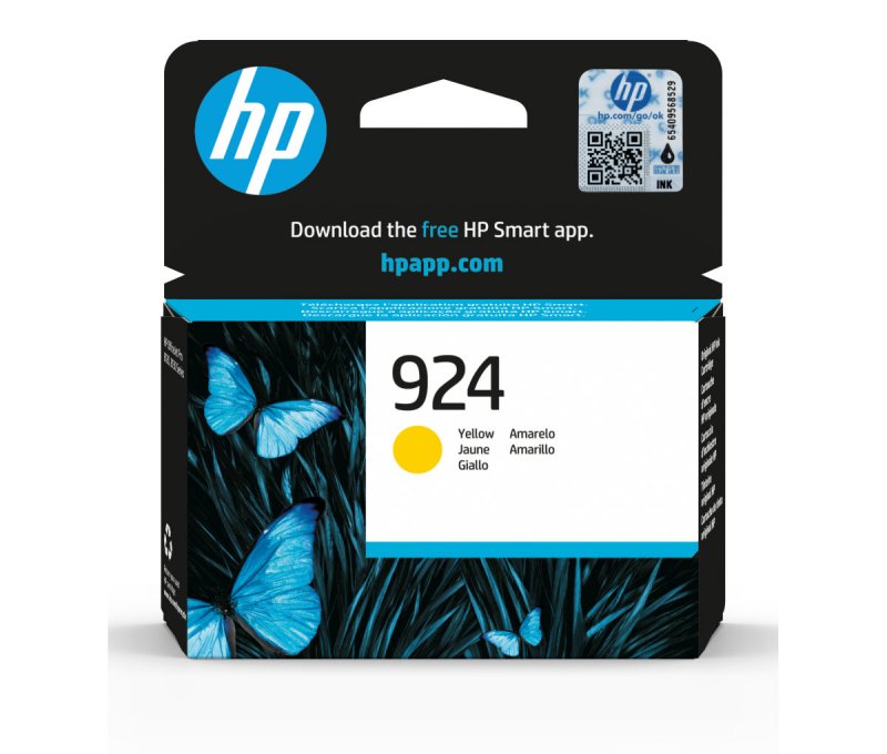 HP 924 ink. náplň žlutá, 4K0U5NE - obrázek produktu