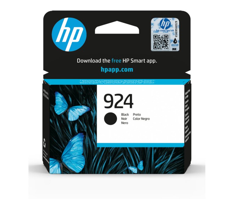 HP 924 ink. náplň černá, 4K0U6NE - obrázek produktu