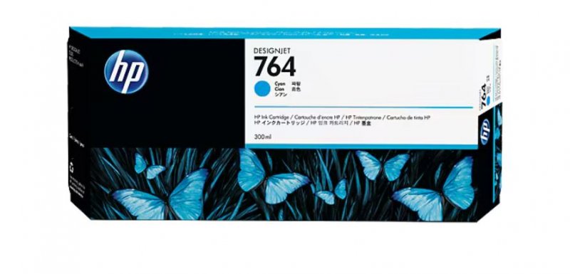 HP 764 ink. náplň Cyan, C1Q13A - obrázek produktu