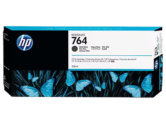 HP 764 ink. náplň Matte Black, C1Q16A - obrázek produktu