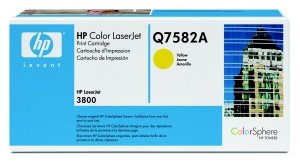hp colorsphere žlutý toner, Q7582A - obrázek produktu