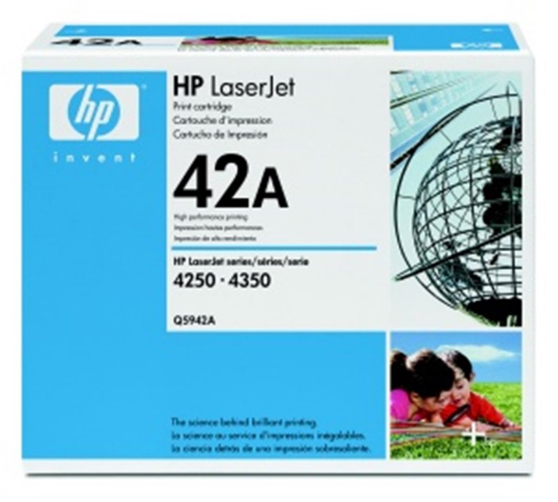 HP tisková kazeta černá, Q5942A - obrázek produktu