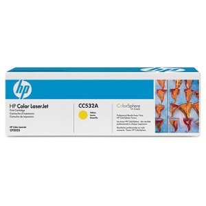 HP tisková kazeta žlutá, CC532A - obrázek produktu