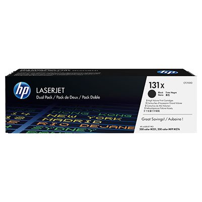 HP tisková kazeta černá velká 2 pack, CF210XD - obrázek produktu