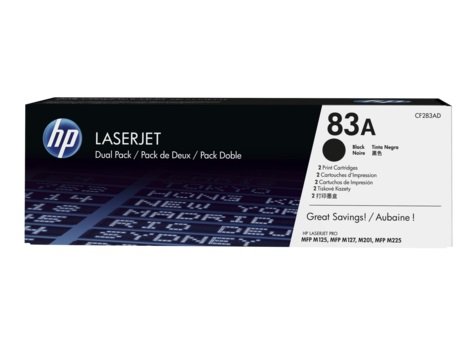HP tisková kazeta černá, CF283AD - 2 pack - obrázek produktu