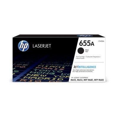 HP 655A černá LaserJet Cartridge, CF450A - obrázek produktu