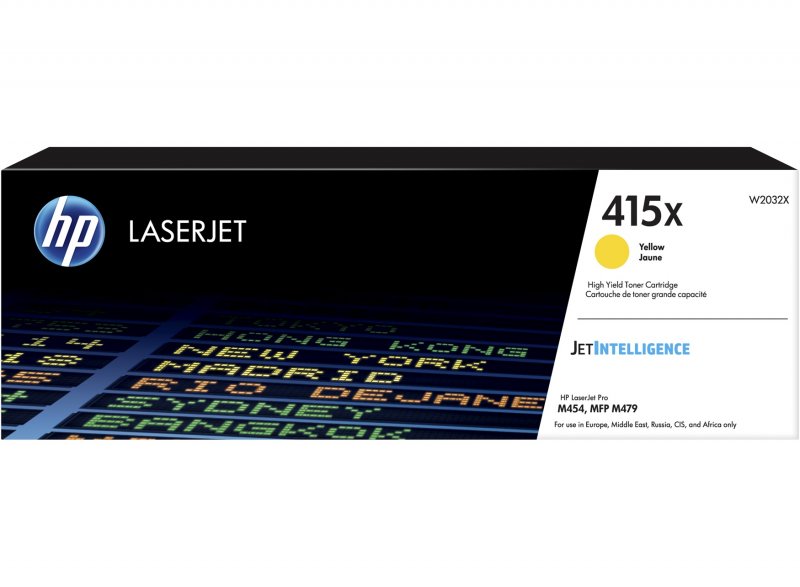 HP 415X Yellow LaserJet Toner Cartridge, W2032X - obrázek produktu