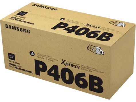 HP/ Samsung CLT-P406B/ ELS Black Toner Twin Pack - obrázek produktu