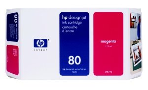 HP no 80 - červená ink. kazeta malá, C4874A - obrázek produktu