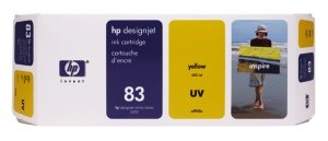 HP no. 83 - žlutá ink. kazeta, UV, C4943A - obrázek produktu