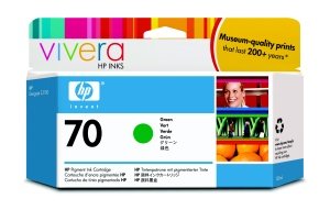 HP no 70 zelená inkoustová kazeta, C9457A - obrázek produktu