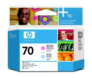 HP no 70 sv. azurová a sv. purpurová tisk hlava - obrázek produktu