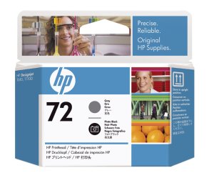 HP no 72 - šedá a foto černá tisk. hlava, C9380A - obrázek produktu
