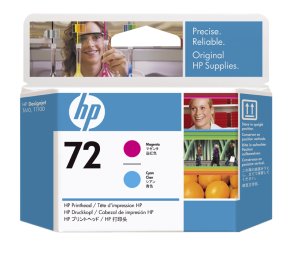 HP no 72 - purpurová a azurová tisk. hlava, C9383A - obrázek produktu