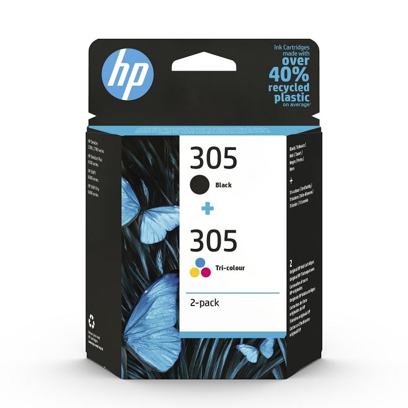 HP 305, sada B+CMY inkoustová kazeta, 6ZD17AE - obrázek produktu