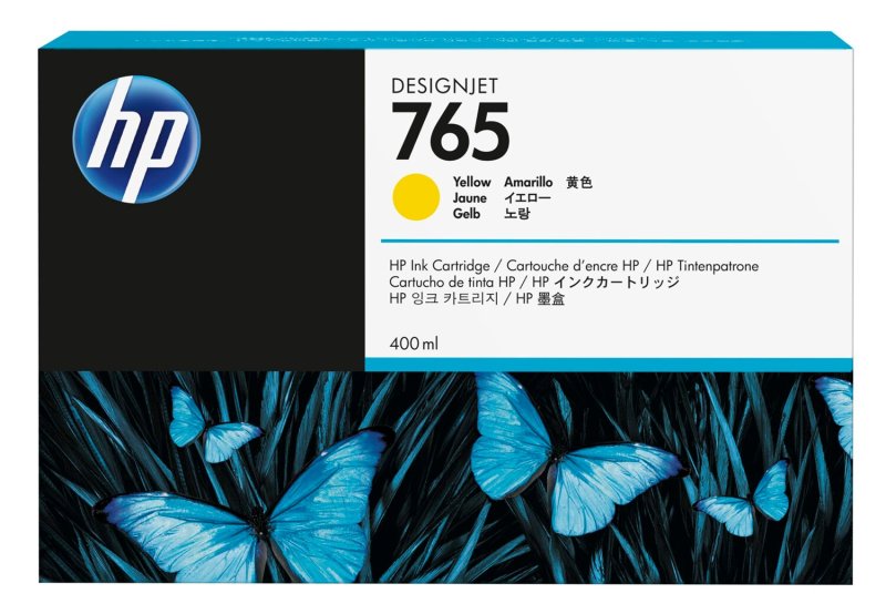 HP 765 Designjet žlutá (400 ml), F9J50A - obrázek produktu
