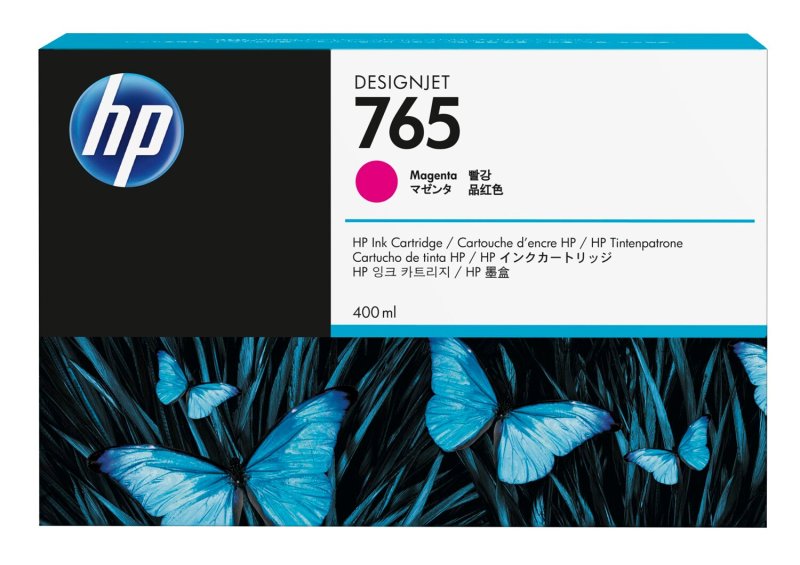 HP 765 Designjet purpurová (400 ml), F9J51A - obrázek produktu