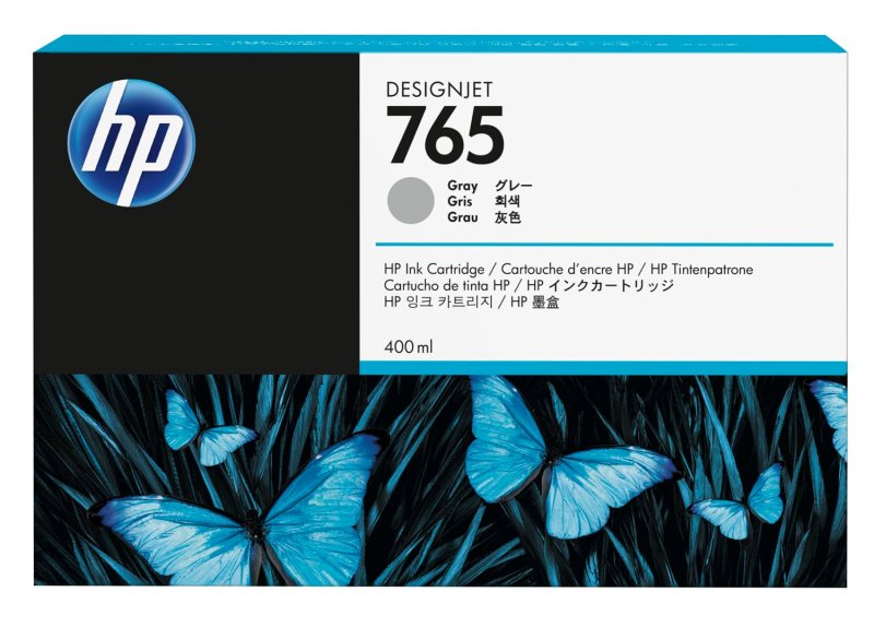 HP 765 Designjet šedá (400 ml), F9J53A - obrázek produktu
