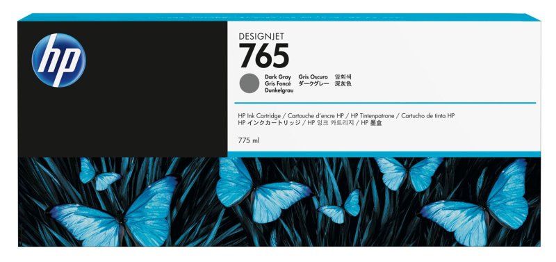 HP 765 Designjet tmavě šedá (775 ml), F9J54A - obrázek produktu