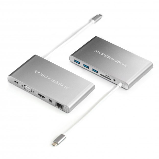 HyperDrive™ Ultimate USB-C Hub - Stříbrný - obrázek produktu