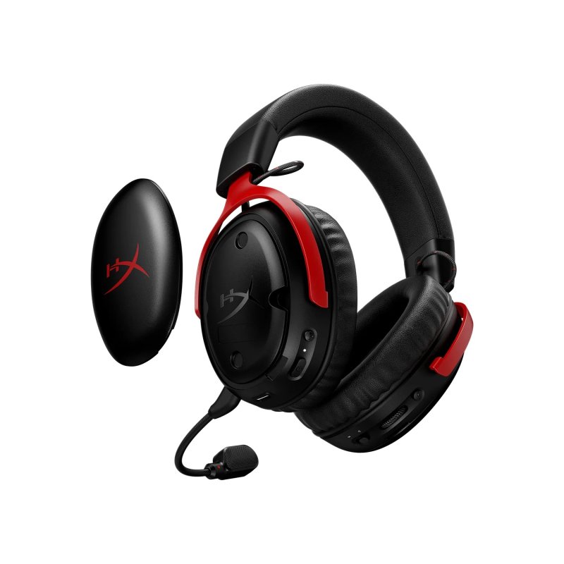 HyperX Cloud III S headset for PC,PS5 / 4-blk / red - obrázek č. 6