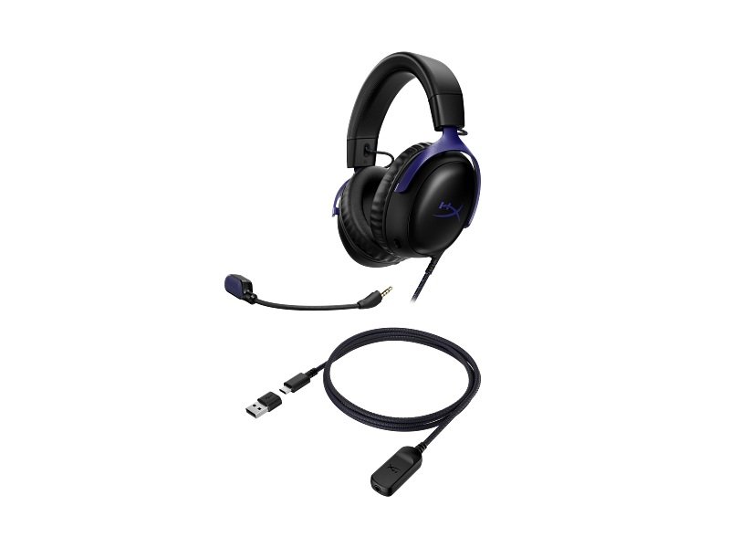 HyperX Cloud III / ANC / Jack / Černá / Modrá - obrázek č. 1