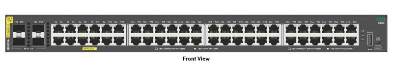 Aruba 6000 48G CL4 4SFP 740W Sw - obrázek produktu