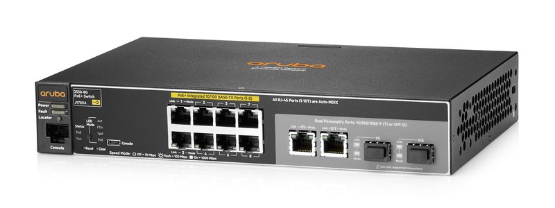 Aruba 2530 8 PoE+ Switch - obrázek produktu