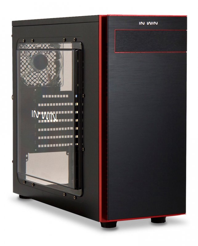 Midi ATX skříň In Win 703 Black/ Red - obrázek produktu