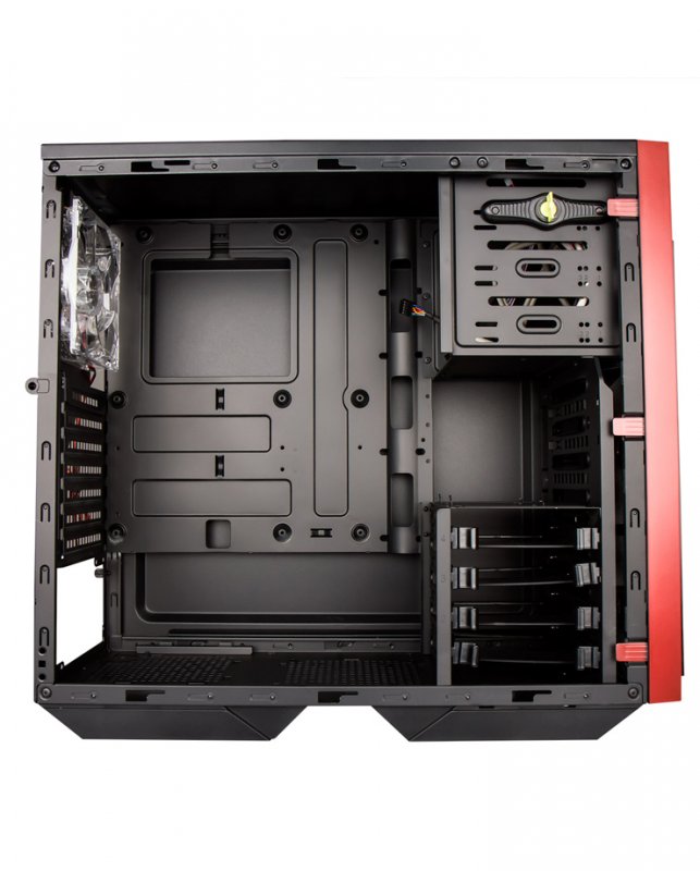 Midi ATX skříň In Win 503 Black/ Red - obrázek č. 1