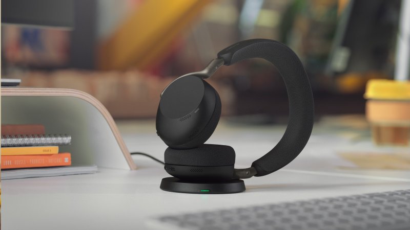 Jabra Evolve3 75, MS, Link390c, Black, WLC Chrg - obrázek č. 1