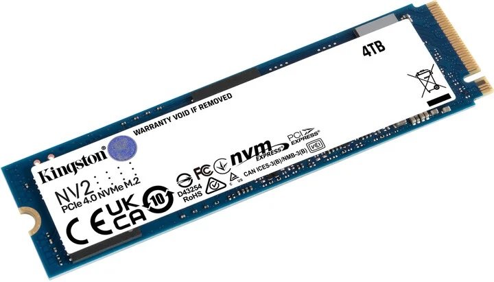 Kingston NV2/ 4TB/ SSD/ M.2 NVMe/ Modrá/ 3R - obrázek produktu