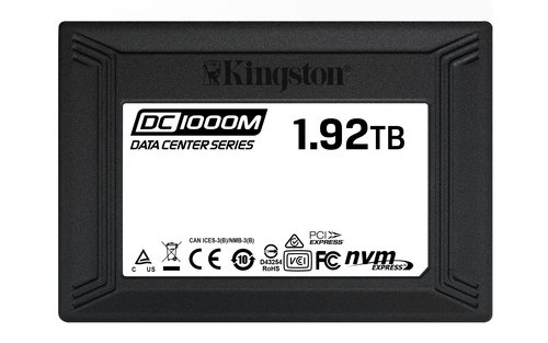 1920GB SSD DC1000M Kingston U.2 2280 NVMe - obrázek produktu