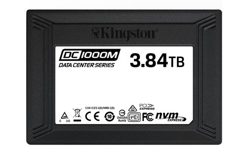 3840GB SSD DC1000M Kingston U.2 2280 NVMe - obrázek produktu