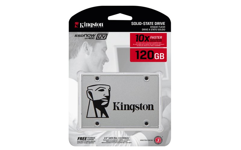 120GB UV400 Kingston SATA3 2.5 550/ 350MBs - obrázek produktu