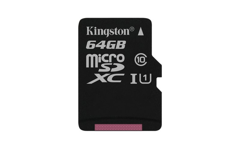 64GB microSDXC Kingston CL10 UHS-I 80R bez adap. - obrázek č. 1
