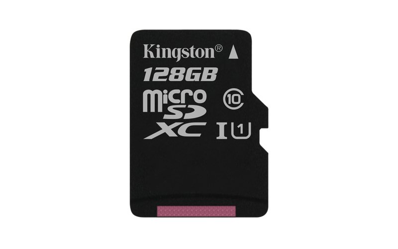 128GB microSDXC Kingston CL10 UHS-I 80R bez adap. - obrázek č. 1