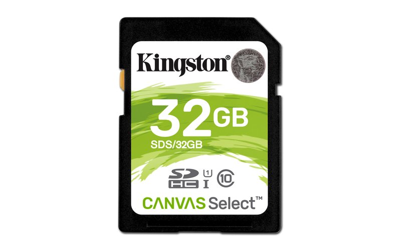 32GB SDHC Kingston Canvas Select CL10 UHS-I 80R - obrázek č. 1
