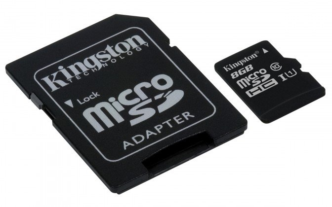 8GB microSDHC Kingston UHS-I Industrial Temp + SD adapter - obrázek produktu