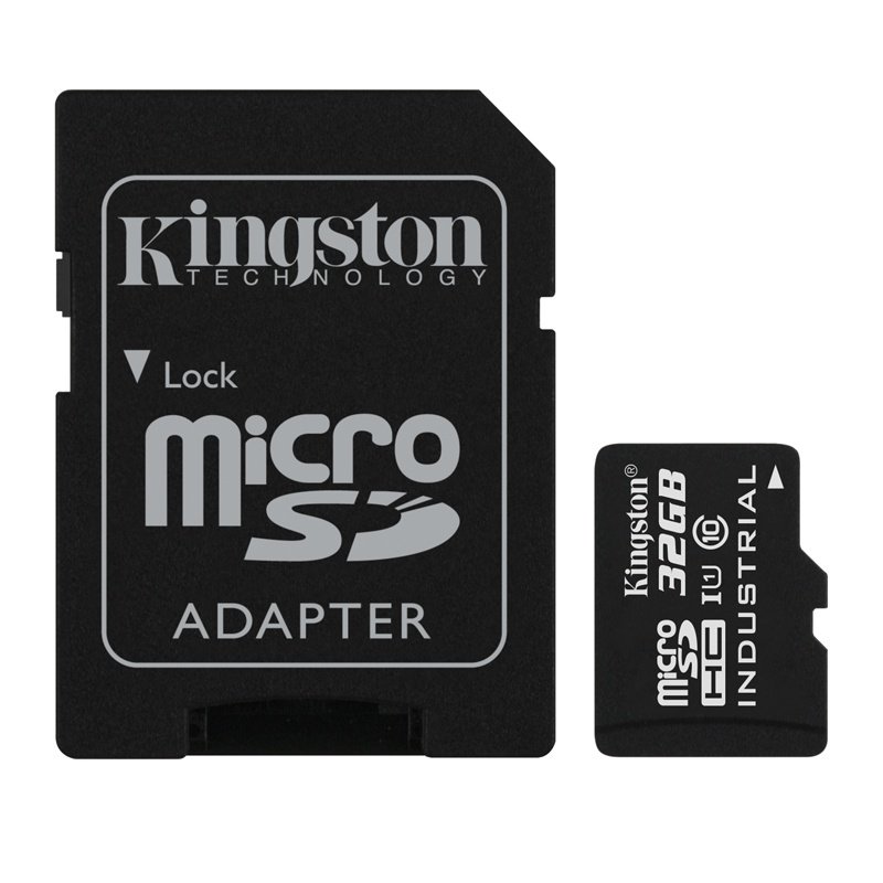32GB microSDHC Kingston UHS-I Industrial Temp + SD adapter - obrázek produktu